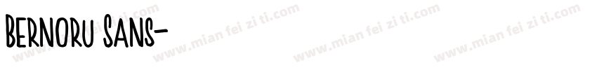 Bernoru Sans字体转换